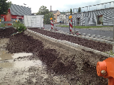 Absenkung Gehweg für neue Jet-Tankstelle in Bendorf